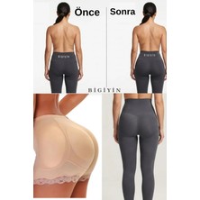 Bigiyin Kadın Yastıklı Popo Kaldırıcı ve Basen Dolgunlaştırıcı Şekillendirici Korse Hips Dips ve Kalça