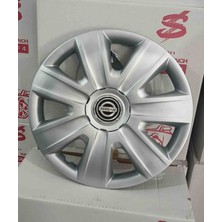 Yk Nissan Micra / Almera / Primera / Note 14 Inç Uyumlu Jant Kapağı 4'lü Takım Amblem Hediyeli