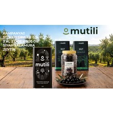 Mutili 2 Adet Natürel Sızma, 1 Adet Natürel Birinci+ 800 gr Salamura Siyah Zeytin