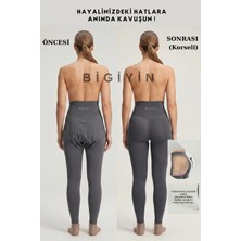 Bigiyin Kadın Yastıklı Popo Kaldırıcı ve Basen Dolgunlaştırıcı Şekillendirici Korse Hips Dips ve Kalça