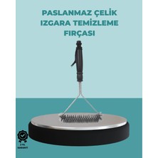 Ronanna Uzun Saplı Paslanmaz Çelik Izgara Temizlik Fırçası