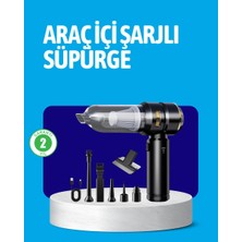 Hepa Filtreli Sessiz Çalışan Kablosuz Şarjlı Mini Süpürge