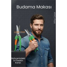 Paslanmaz Çelik Budama Bağ Makası – Ergonomik Titanyum Kaplama Profesyonel Bahçıvan Serisi