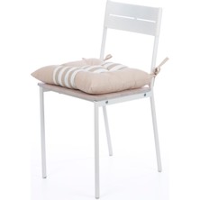 Nareen Home Krem Çizgili 40X40  Minder
