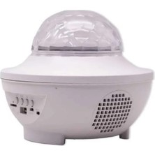 Çok Renkli Projektör Lamba Disko Topu Gece Lambası Kablosuz