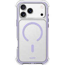 Laut iPhone 17 Pro Max 6.9 Manyetik Şeffaf Kılıf – Magsafe Uyumlu 360° Darbe Emici Tpu/pc Koruma Mor