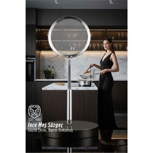 Zenvia Giulia Serie  Lüks Ince Meş Süzgeç - 34 cm Profesyonel Mutfak Imzası 304 Paslanmaz Çelik 722