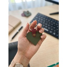 Kalpli Anahtarlık El Işçilikli Hakiki Deri Hediyelik Anahtarlık, "kurtarıcı Hediye"