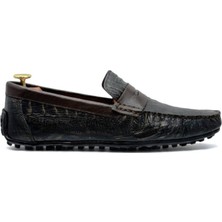 By Barretti Siyah Bakır Rok Loafer