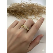 Xuping Jewelry Gold 14K Vip Kuyumcu Model Çelik Yüzük