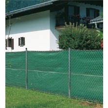 Kampya Yeşil 3X25MT Gölgelik File %95 Lik Gölgelik Kumaş Kolonlu Kuş Gözlü Çit Brandası