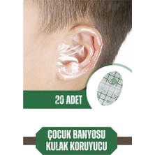 Ronanna Turk Çocuk Banyo Kulak Koruyucu Su Geçirmez 20 Adet