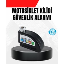 Ronanna Alarm Disk Fren Kilidi Paslanmaz Çelik Motosiklet Scooter Bisiklet