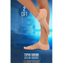 Ronanna Hsnet Topuk Çatlak Çorabı - Nem Tutucu Topuk Bakım Çorabı 2 Çift