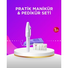 Ronanna Elektrikli Manikür ve Pedikür Matkap Seti – Ayarlanabilir Hız Ergonomik ve Sessiz