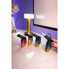 Mini Torch Alevli Renk Geçişli Çakmak