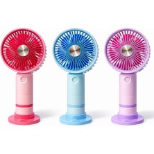 TKÇ 3 Kademeli Şarjlı Taşınabilir El ve Masaüstü Fanı ALK5653