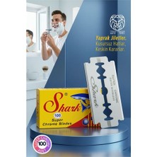 Ronanna Shark Super Chrome 100’LÜPREMIUM Paket - Profesyonel Jilet