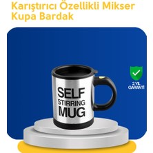 Ronanna Pratik ve Dayanıklı Termos Kupa | Tek Tuşla Otomatik Karıştırma