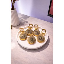 Bitcoin Tasarımlı Anahtarlık Çakmak