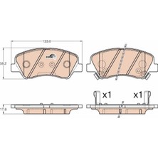 SANSING Hyundai Accent Blue 2011 -> Balata Ön