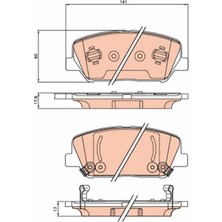SANSING Hyundai Elantra 2010 -> Balata Ön