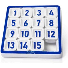Formzen 3D Baskı 15 Puzzle Zeka Oyunu – 9x9 cm Kaydırmalı Sayı Bulmaca | Pla Malzeme