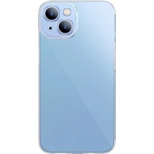 Ronanna Baseus Simple Case iPhone 14 6.1 Kamera Korumalı Ince Silikon Şeffaf KILIF-(5775)