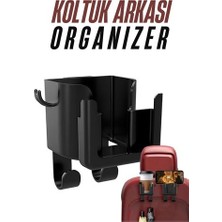 Ronanna Hsnet Araç Koltuk Arkası Organizer Bardak Telefon Tutucu
