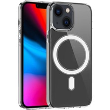 Ronanna Ally iPhone 14 Plus 6.7inç Magsafe Uyumlu Manyetik Sert Silikon KILIF-(5775)