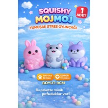 Eneci 9 cm Animals Hayvanlar Sukuşi Squıshy Pofuduk Stres Oyuncağı Yumuşak Oyuncak 1 Adet