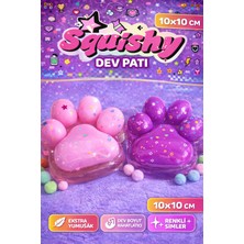 Eneci 10X10 cm Dev Pati Squıshy Sukuşi Mujmuj Pofuduk Stres Oyuncağı 1 Adet