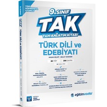 Eğitim Vadisi Yayınları 2026 9. Sınıf Türk Dili ve Edebiyat Tak Tam Anlatım Kitabı Maarif Modeli