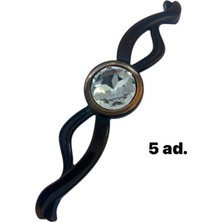 Eymen Meral Aksesuar 5 Adet 160MM Metal Lüx Kristal Taşlı Antik Bakır Rengi Kaliteli Kulp (Vidaları Dahil) Metax Marka Olup Boya ve Malzemesi Uzun Ömürlüdür