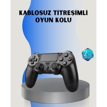 Ronanna Ps4 Uyumlu Kablosuz Oyun Kolu – Gerçekçi Titreşimli Geri Bildirim