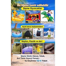 MAİN SHOP 12'li Paket Yatak ,bot  Tamir Onarım Yaması Şişme Simit, Havuz - Onarım Kiti M-51