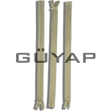 Güyap Yapı Tekstil Gizli Diş Fermuar  [ Açık Sarı - 39 Cm - 50 Adet  ]