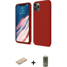 Marsilyan™- iPhone 11 Pro Kılıf Kozmos Yansıma Özel Seri - Siyah Joko Magic 5d Hayalet Cam + Yeşil Renkli Kamera Lens Koruma Cam
