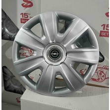 Yk Opel Corsa / Astra / Vectra / Meriva 14 Inç Uyumlu Jant Kapağı 4'lü Takım Amblem Hediyeli