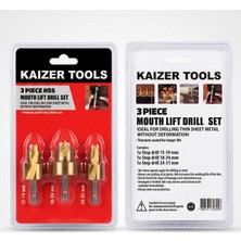 Kaızer Tools 3 Parça Pvc Boru Ağız Genişletme Pah Açma Seti 15-19 / 18-24 / 24-31 mm