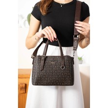 Kadın Orijinal Just Polo Ayarlanabilir Askılı Şık El ve Omuz Çantası Shopper Ebat : 18 x 25 cm