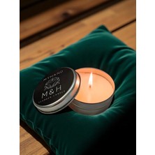 MyBru Myhand Soyawax Gümüş Teneke Mum Gül Güzeli Esans Kokulu Kutu Mum 60 gr