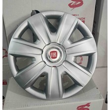 Yk Fiat Albea / Palio / Doblo / Tempra / Tipo 14 Inç Uyumlu Jant Kapağı 4'lü Takım Amblem Hediyeli