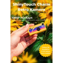 ShinyTouch Mini Charm Retro Kamera (8g Hafıza Kartı Hediyeli & Türkçe Dil Destekli)
