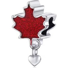 Fubena Kanada Yaprağı Charm Sallantılı Charm