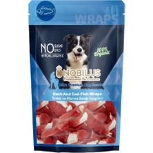 Nobilus Ördek Etli ve Morina Balıklı Sargılı Köpek Ödül Maması 80GR