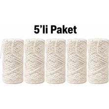 Akmonia Cotton Ip 100GR x 5 Adet Ince Pamuk Örgü Ipi Hırka, Yelek ve Ince Örgü Projeleri