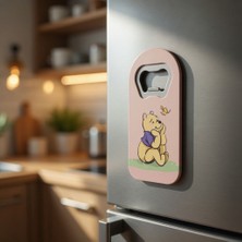 LUXMON Winnie The Pooh Figürlü Buzdolabı Magnetli Kapak Şişe Açacağı