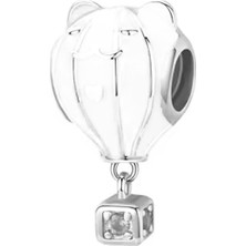 Fubena Beyaz Balon Kedi Sallantılı Charm