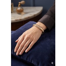 Tılsım Accesories Xupıng Çelik Kelepçe Bileklik